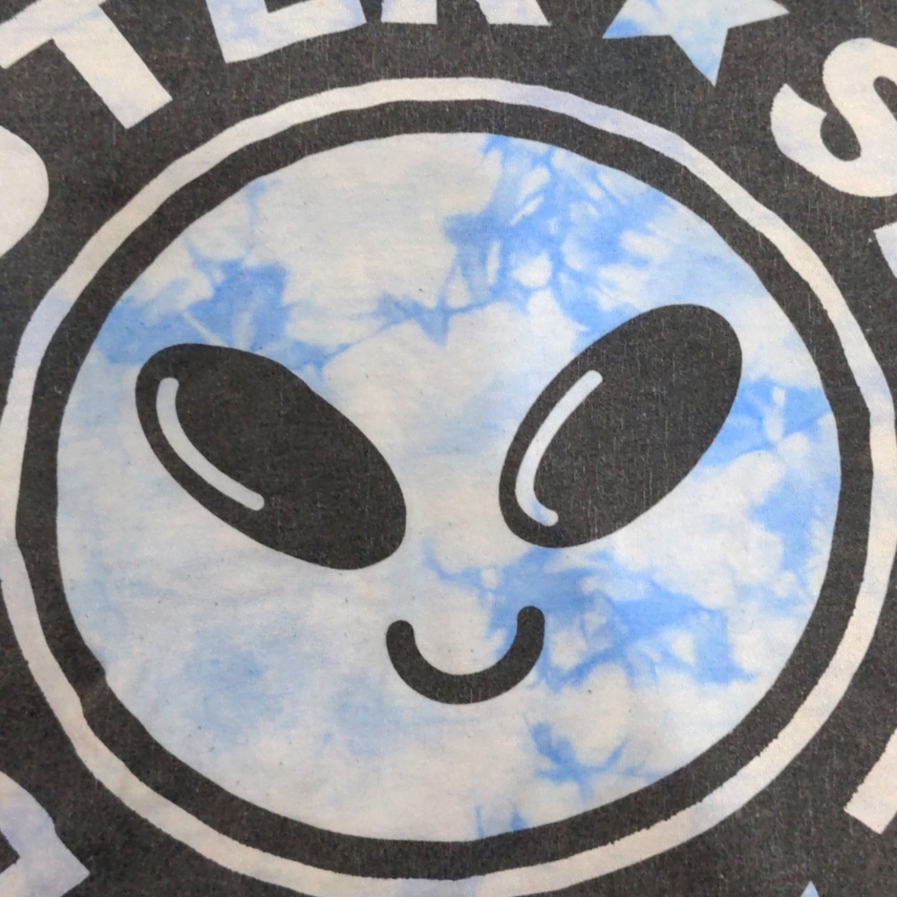 Dyenomite Apparel Sky Blue Outer Space Club Custom Tee (Small) View 4